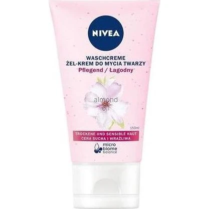 NIVEA Gel-Crème Nettoyant Visage Sèche et Sensible 150 ml