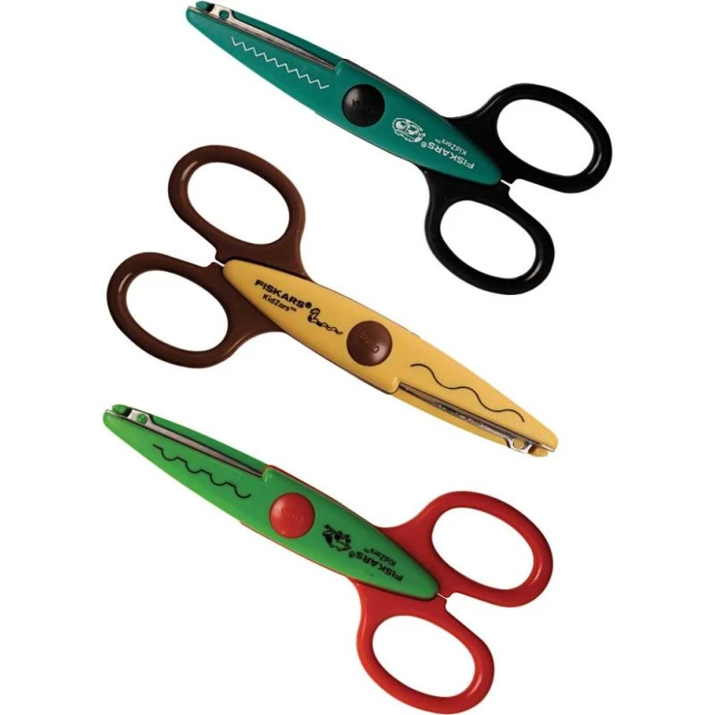 Fiskars Kidzors Ciseaux Animaux Rampants x3
