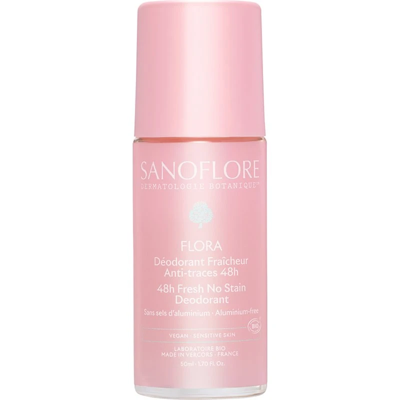 Sanoflore Déodorant Flora 48h Roll-On Bio 50ml