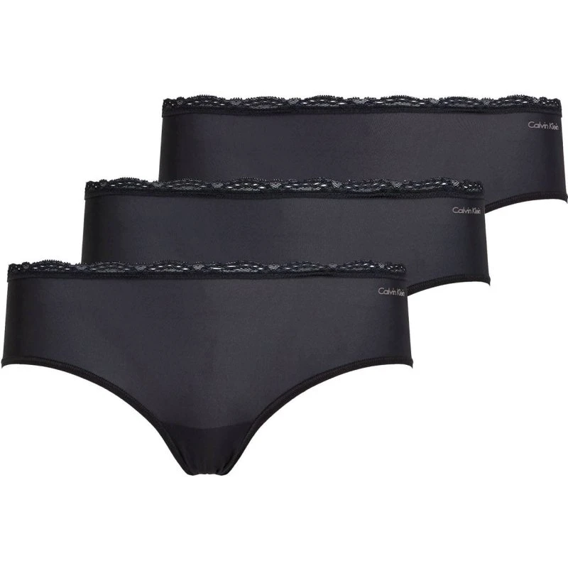 Calvin Klein Boyshorts Hipster Noir - 3-Paquet