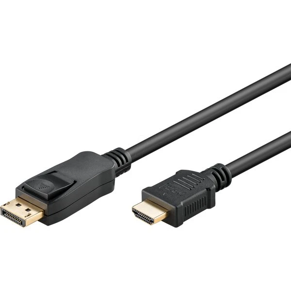 Goobay DP 1.2 vers HDMI 1.4, 1 m, noir