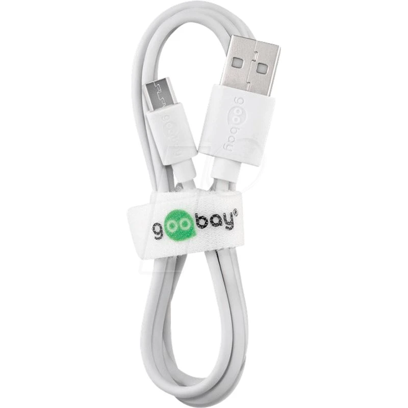 GOOBAY Câble USB-A vers micro-USB 1 m blanc