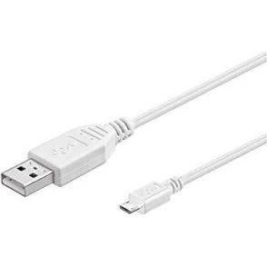 GOOBAY Câble USB A/Micro B Blanc 5m