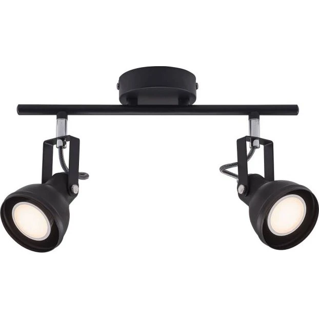 Nordlux ASLAK 2-Spot Métal Noir GU10