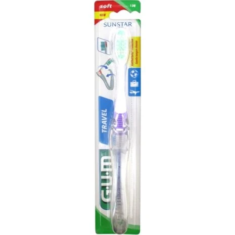 Gum Travel 158 - Brosse à dents de voyage pliable