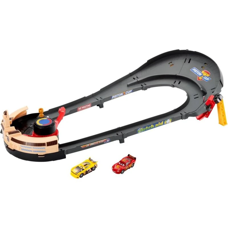 Mattel Cars Nascar Race Pack avec Lane Shifter