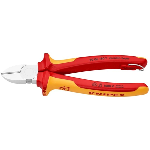 Knipex 70 06 180 T Pince coupante de côté 180 mm