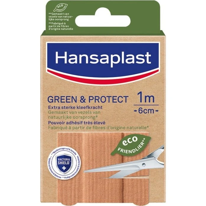 Hansaplast Green & Protect 1m x 6cm