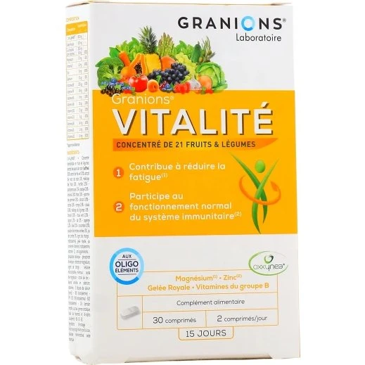 Granions Vitalité 30 Comprimés