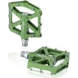XLC PD-M12 Pédales Plateforme VTT Trekking Limegreen