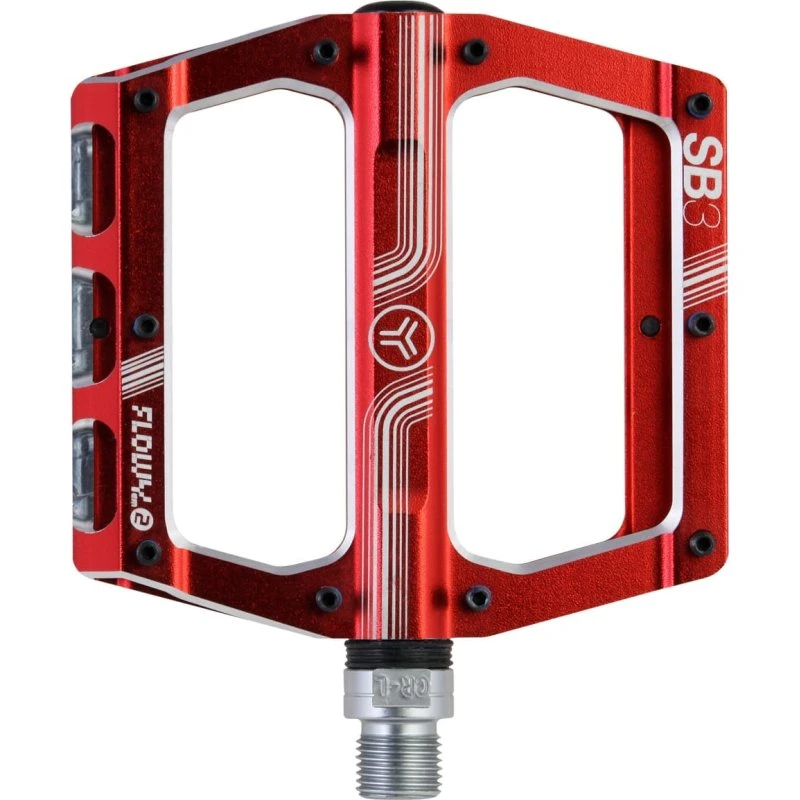 SB3 Flowy AM2 Rouge - Pédales Plates VTT