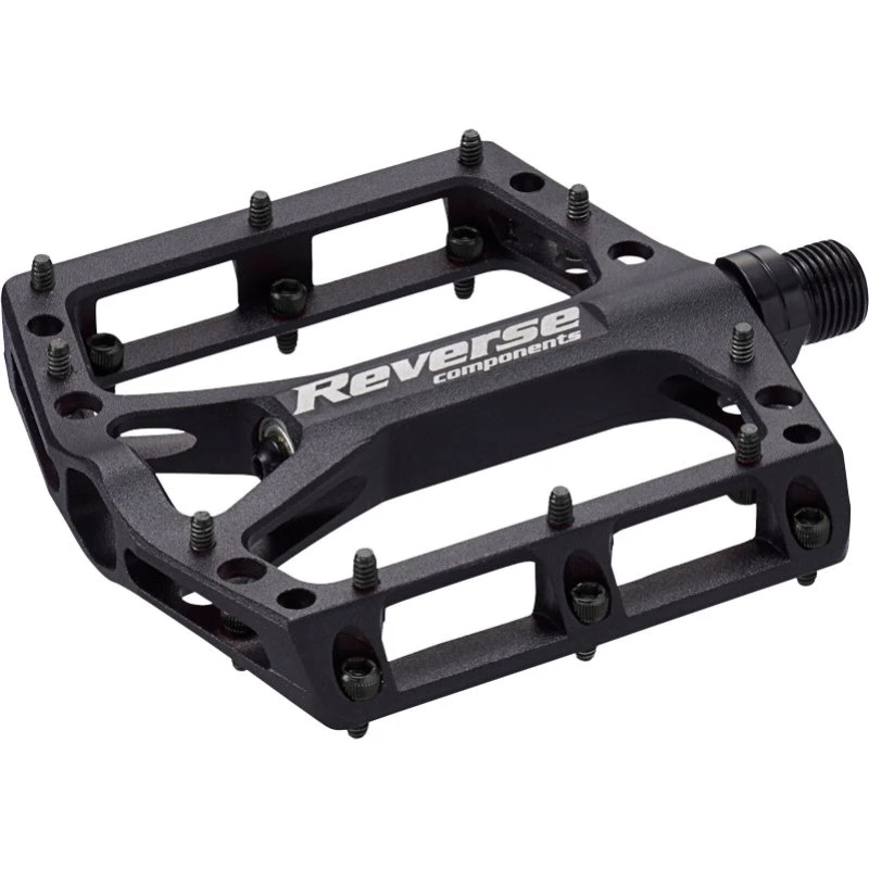Reverse Components Pédales Black One Noir/Or 100x100 mm