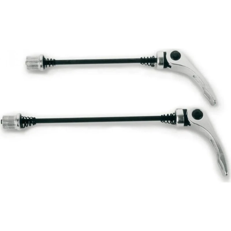 V Bike Axe de Roue à Serrage Rapide Avant Argent
