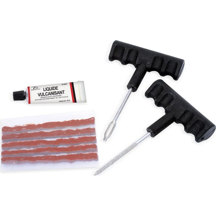 Kit Réparation Pneu à Mèches Tubeless