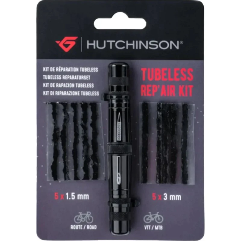 Hutchinson Kit Réparation Tubeless 10 Mèches + Outil