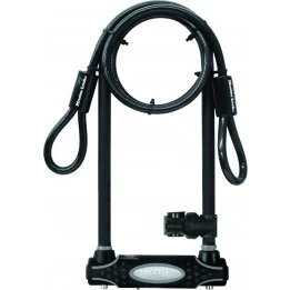 MASTER LOCK Antivol U avec Câble XL - Noir