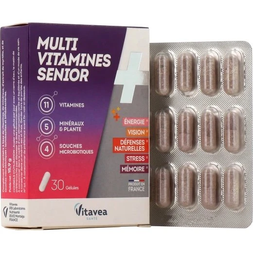Vitavea Multivitamines Senior 30 Gélules