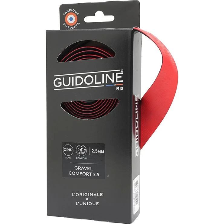 Velox Gravel Comfort 2.5mm Rouge - Ruban de Cintre