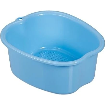 Relaxdays Bain de Pieds Bleu 15 x 33 x 38 cm