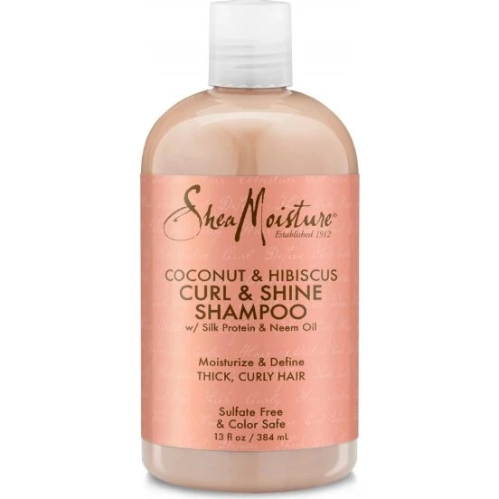 SheaMoisture Shampoing Noix de Coco & Hibiscus 384 ml