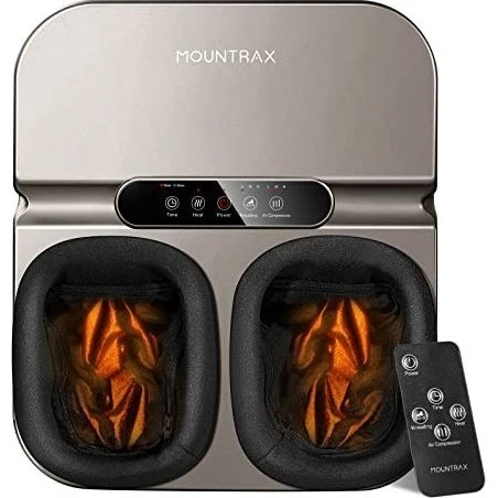 Mountrax Massage Pieds avec Chaleur et Pétrissage Profond