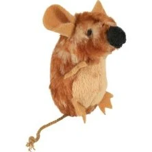 Trixie Souris Peluche 8 cm avec Catnip et Son