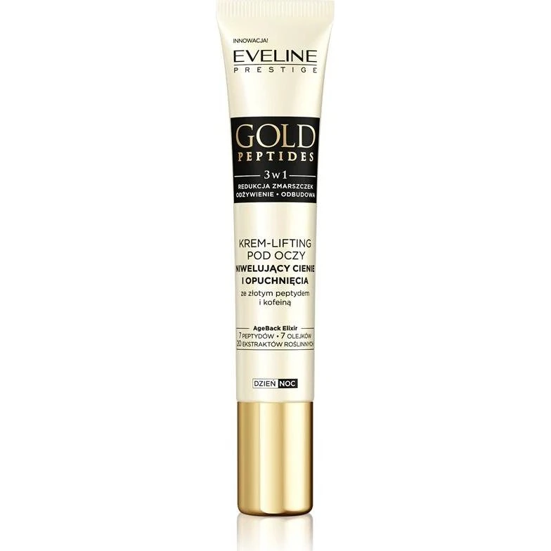 Eveline Gold Peptides Crème Contour des Yeux 3 en 1 20 ml