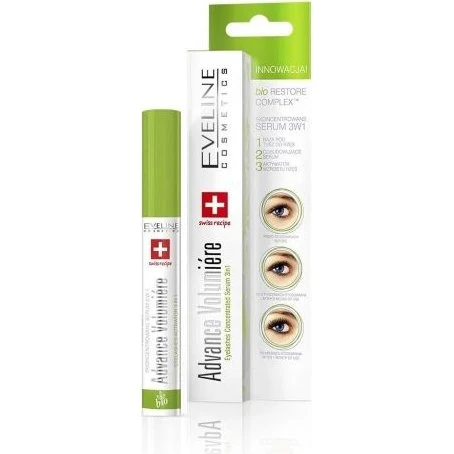 Eveline Advance Volumiere Sérum 3 en 1 pour Cils