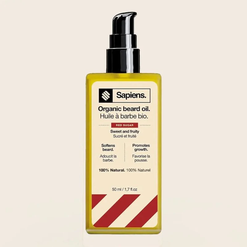 Sapiens Huile à Barbe Red Sugar 50ml