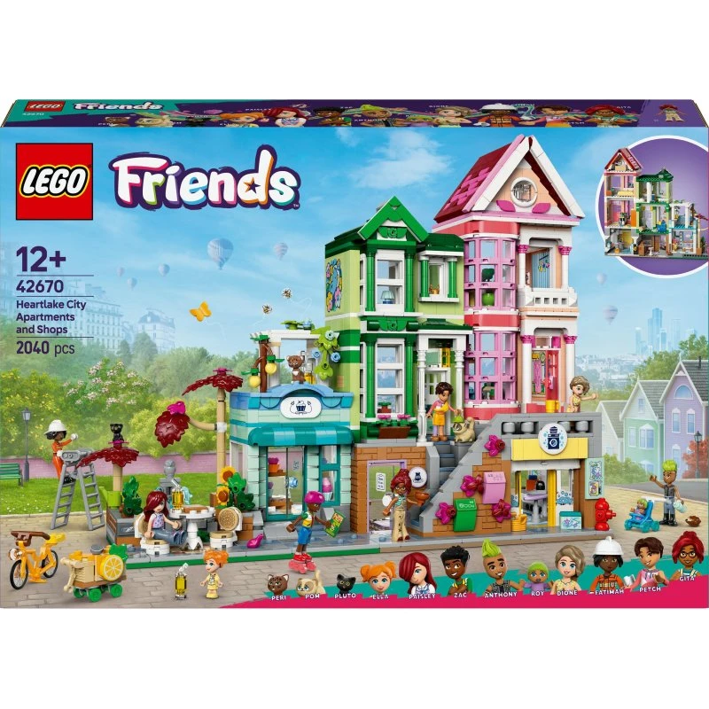 LEGO Friends - Appartamenti e negozi di Heartlake City 42670
