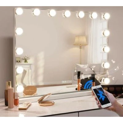 Fenchilin Hollywood Miroir Cosmétique Tunnel Grand