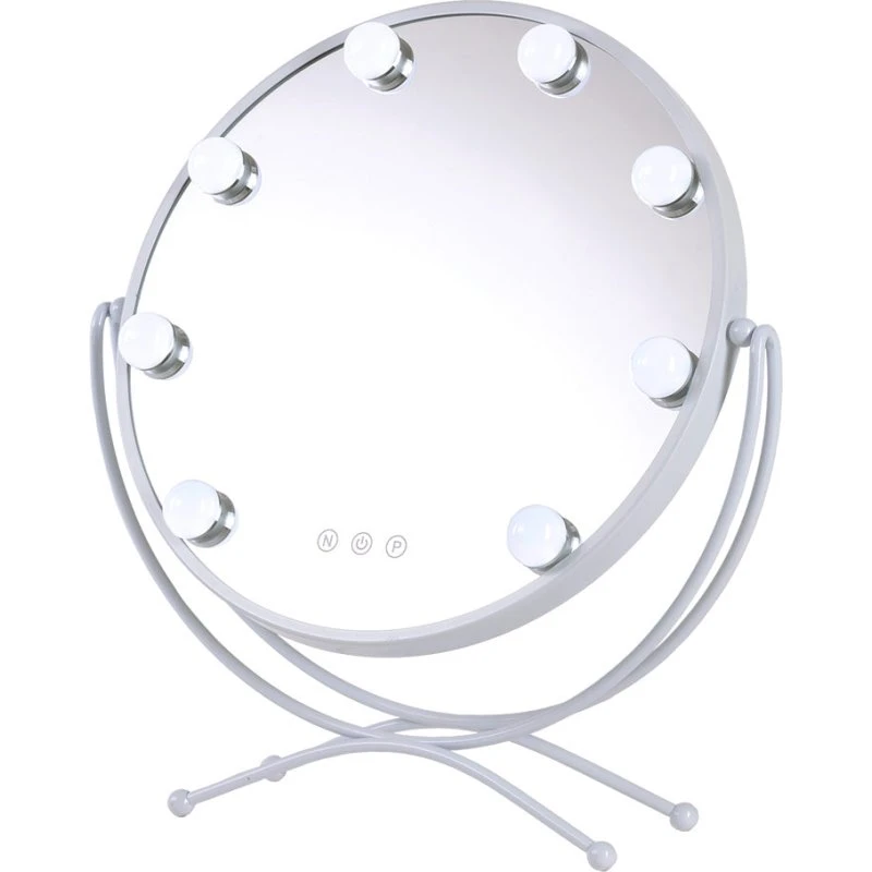 SUN-KRS-430-W Miroir LED 48x43 cm Blanc 4200K