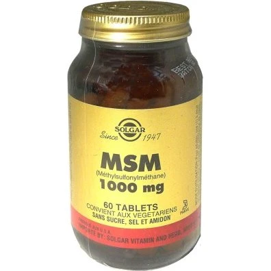 Solgar MSM 1000mg - 60 Comprimés