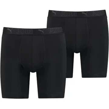 PUMA Boxer Sport Long Microfibre (Lot de 2) Noir