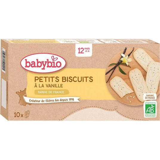 BABYBIO Petits Biscuits à la Vanille 12 mois+