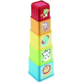 Fisher Price Cubes Découvertes Multicolores à Empiler
