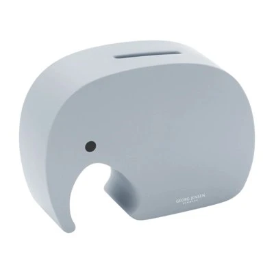 Georg Jensen Miniphant Blueberry Sprinkle - Tirelire Acier Inoxydable