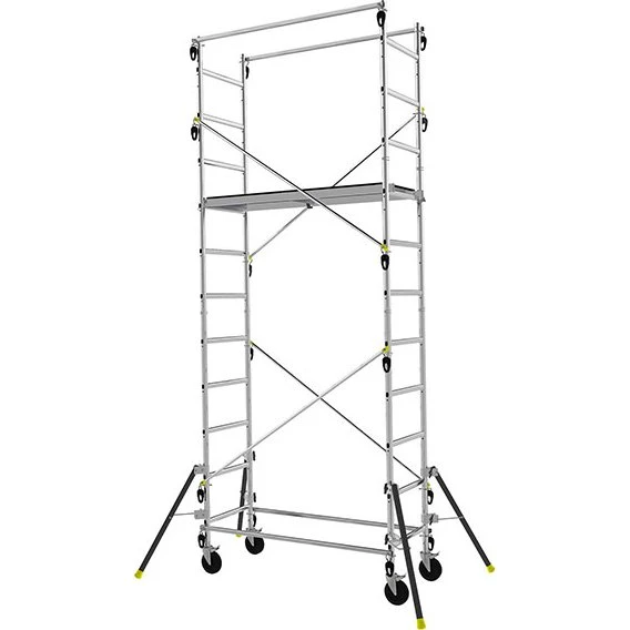 CENTAURE Quad'Up Évolution Échafaudage Roulant Aluminium 4,70 m