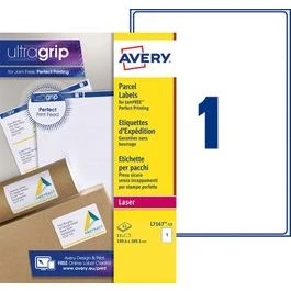 Avery Étiquettes Laser Opaques Blanches 199,6 x 289,1 mm