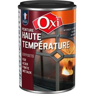 OXI Peinture Haute Température Noir Satin 250 ml