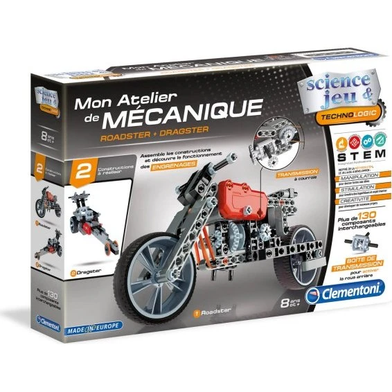 Clementoni Mon Atelier de Mécanique Roadster & Dragster