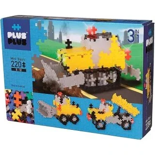 Plus-Plus Engins de Chantier 3-en-1 - 220 Pièces