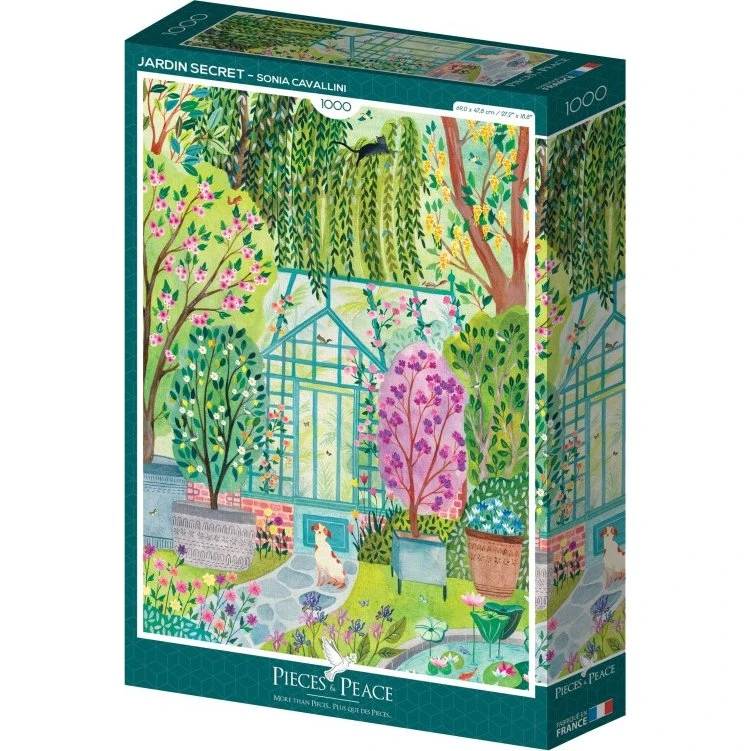 Pieces and Peace - Puzzle Jardin secret 1000 pièces