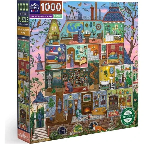 Eeboo Puzzle 1000 pièces The Alchemist's Home