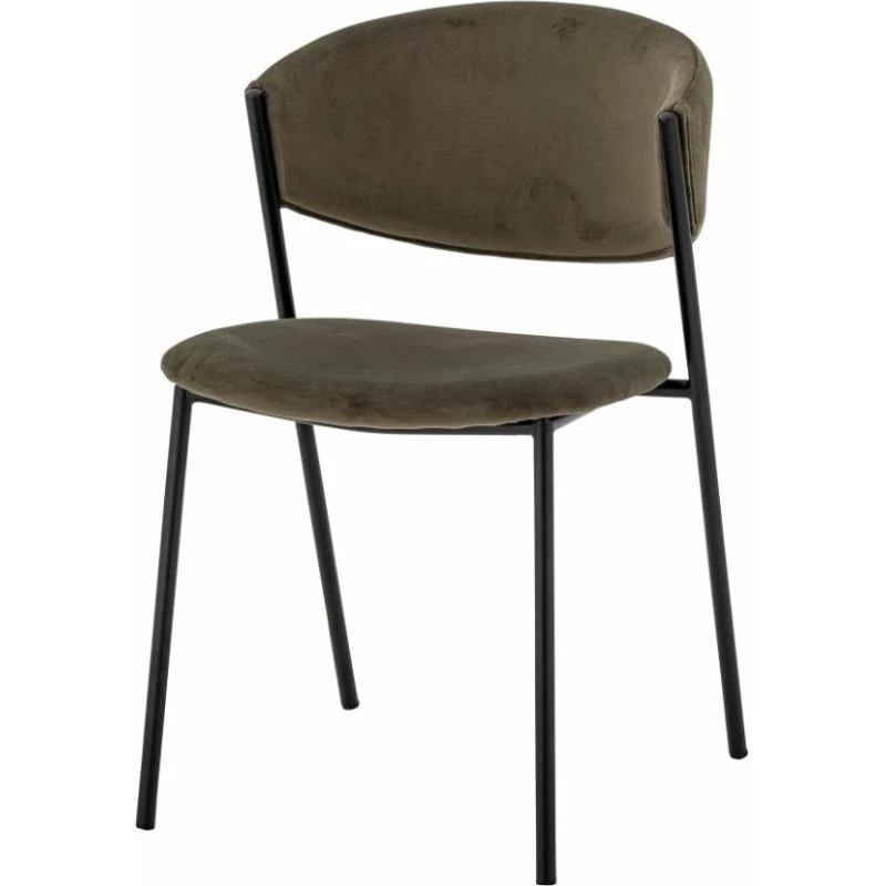 Bloomingville Marlo - Chaise de salle à manger verte