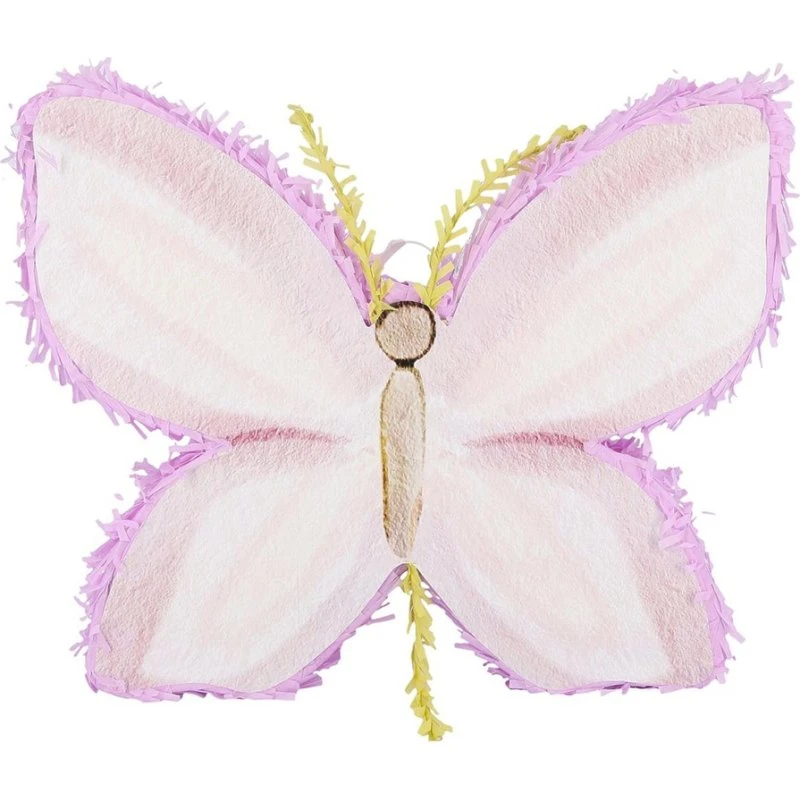 Piñata Papillon Lilas Crème 45x36x9 cm