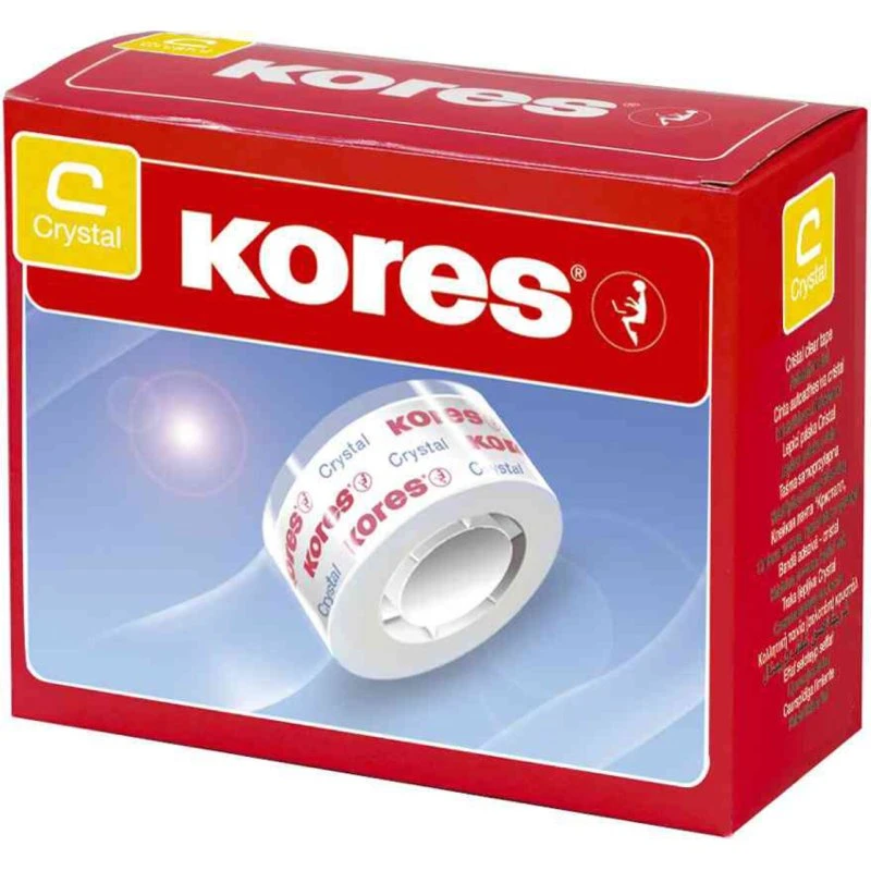 Kores ruban adhésif transparent 15 mm x 10 m, 30 unités