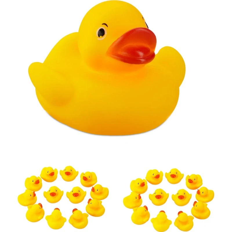 Canards de bain jaunes en lot de 25