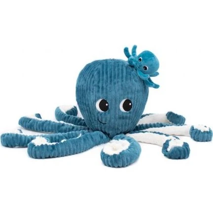 Déglingos Filou Pieuvre Bleue Maman et Bébé