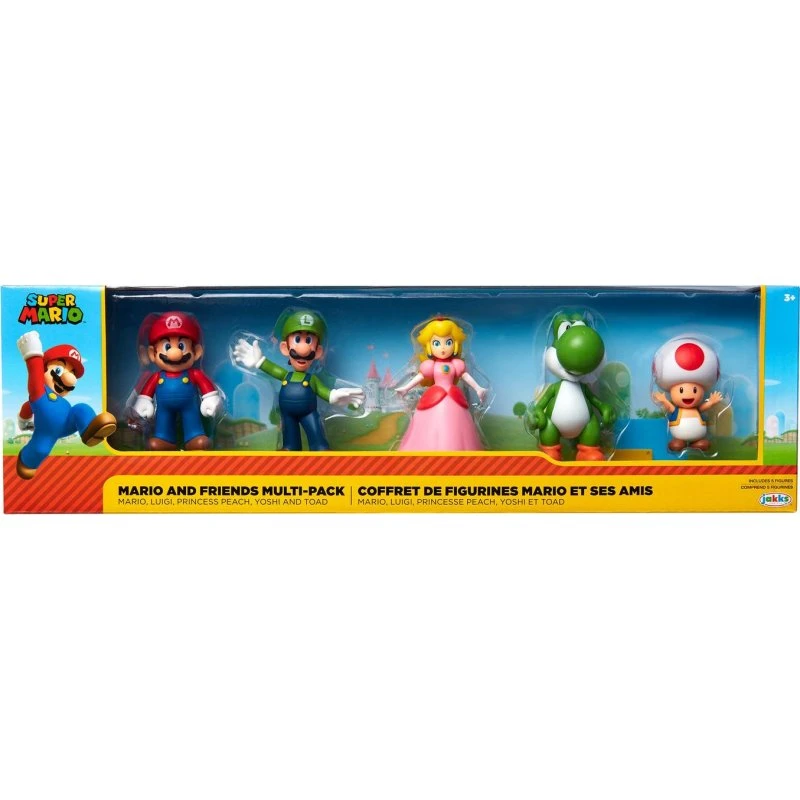 Jakks Pacific Super Mario & Friends 5 Figurines